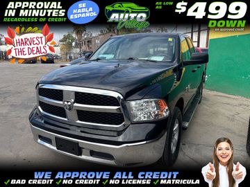 BLACK, 2019 RAM 1500 CLASSIC QUAD CAB Image 