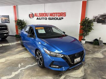 BLUE, 2021 NISSAN SENTRA Image 