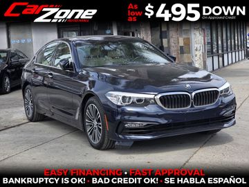 BLUE, 2018 BMW 5 SERIES Image 