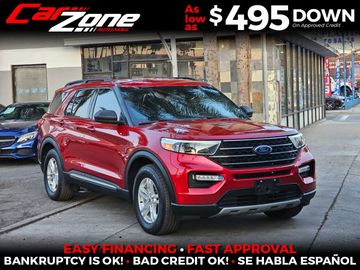 BURGUNDY, 2020 FORD EXPLORER Image 