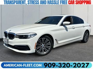 WHITE, 2020 BMW 5 SERIES Image 