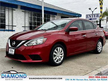 BURGUNDY, 2017 NISSAN SENTRA Image 