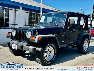 BLACK, 1998 JEEP WRANGLER Image 
