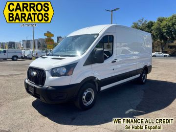 WHITE, 2023 FORD TRANSIT 250 CARGO VAN Image 