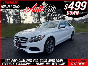 WHITE, 2016 MERCEDES-BENZ C-CLASS Image 