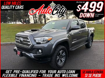 GRAY, 2016 TOYOTA TACOMA DOUBLE CAB Image 