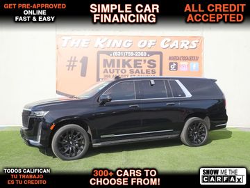 BLACK, 2021 CADILLAC ESCALADE PREMIUM LUXURY Image 