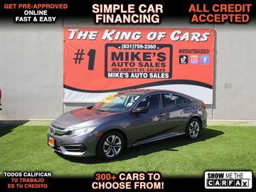 GRAY, 2018 HONDA CIVIC LX Image 