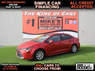 RED, 2021 TOYOTA COROLLA LE Image 