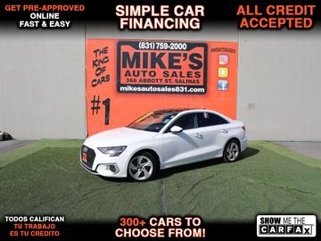 WHITE, 2022 AUDI A3 PREMIUM Image 