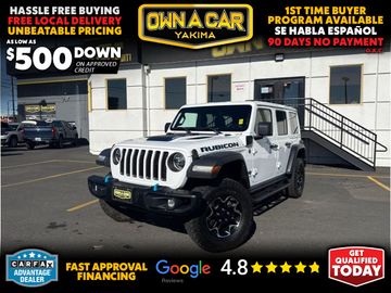 WHITE, 2021 JEEP WRANGLER UNLIMITED 4XE Image 