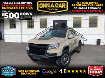 TAN, 2021 CHEVROLET COLORADO CREW CAB Image 