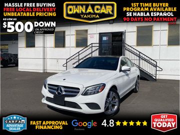 WHITE, 2020 MERCEDES-BENZ C-CLASS Image 