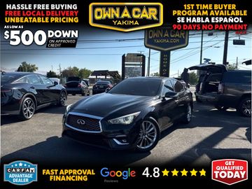 BLACK, 2021 INFINITI Q50 Image 