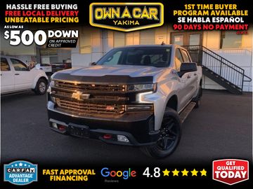 SILVER, 2021 CHEVROLET SILVERADO 1500 CREW CAB Image 