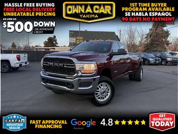 RED, 2020 RAM 3500 CREW CAB Image 