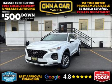 WHITE, 2020 HYUNDAI SANTA FE Image 