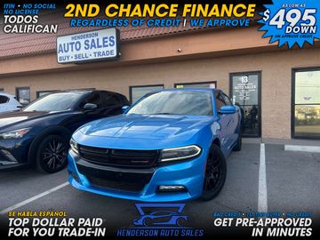 BLUE, 2015 DODGE CHARGER Image 