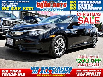 BLACK, 2018 HONDA CIVIC Image 