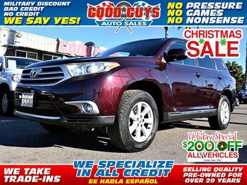 BURGUNDY, 2013 TOYOTA HIGHLANDER Image 