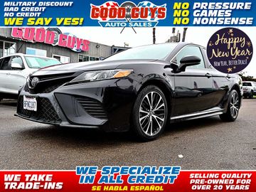 BLACK, 2018 TOYOTA CAMRY Image 