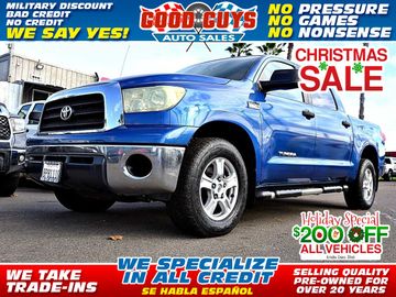 BLUE, 2008 TOYOTA TUNDRA CREWMAX Image 