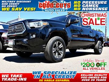 BLACK, 2019 TOYOTA TACOMA DOUBLE CAB Image 