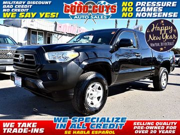 BLACK, 2021 TOYOTA TACOMA ACCESS CAB Image 
