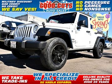 2017 JEEP WRANGLER UNLIMITED for sale in SAN DIEGO
