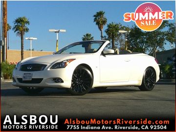 2014 INFINITI Q60 CONVERTIBLE for sale in RIVERSIDE