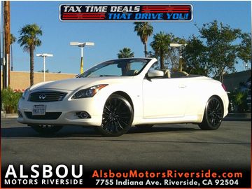 2014 INFINITI Q60 CONVERTIBLE for sale in RIVERSIDE