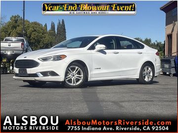 WHITE, 2018 FORD FUSION HYBRID Image 