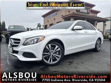 WHITE, 2015 MERCEDES-BENZ C-CLASS Image 