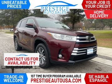 2019 TOYOTA HIGHLANDER for sale in BAKERSFIELD