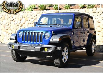 BLUE, 2019 JEEP WRANGLER UNLIMITED Image 
