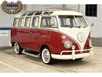RED/WHITE, 1973 VOLKSWAGEN BUS Image 