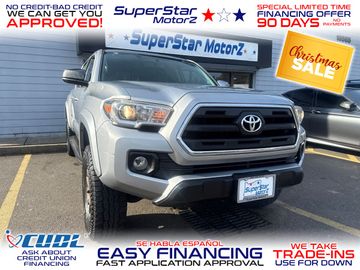 SILVER, 2017 TOYOTA TACOMA DOUBLE CAB Image 