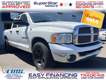 WHITE, 2005 DODGE RAM 2500 QUAD CAB Image 