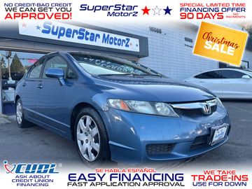 BLUE, 2010 HONDA CIVIC Image 