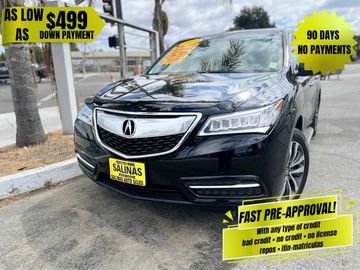 2015 ACURA MDX TECHNOLOGY for sale in GILROY