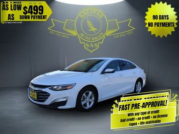 WHITE, 2020 CHEVROLET MALIBU 1LT Image 