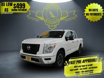 WHITE, 2020 NISSAN TITAN PRO-4X Image 