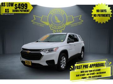 WHITE, 2019 CHEVROLET TRAVERSE Image 