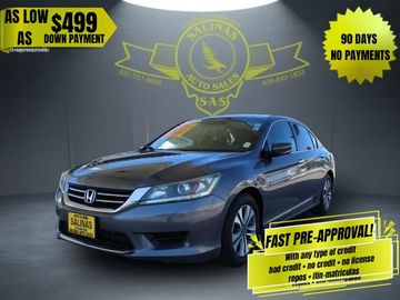 GRAY, 2015 HONDA ACCORD LX Image 