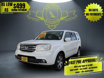 WHITE, 2015 HONDA PILOT TOURING Image 