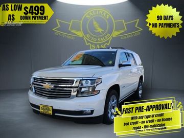 WHITE, 2015 CHEVROLET TAHOE LTZ Image 