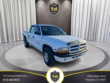 WHITE, 2000 DODGE DAKOTA QUAD CAB Image 