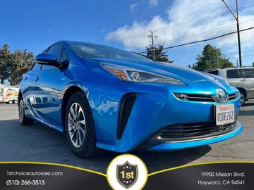 BLUE, 2019 TOYOTA PRIUS Image 