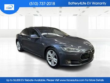 GRAY, 2015 TESLA MODEL S Image 