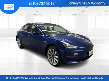 BLUE, 2017 TESLA MODEL 3 Image 